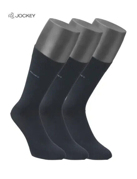 Mens Cotton Socks 3 Pair Pack Jockey Men Socks Dress Socks Cotton Rich