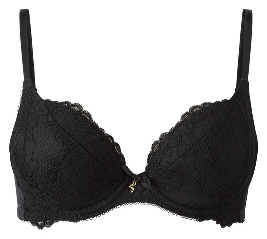 Superboost Lace Bra Black Gossard Superboost Lace Plunge Bra Light Padded Bra