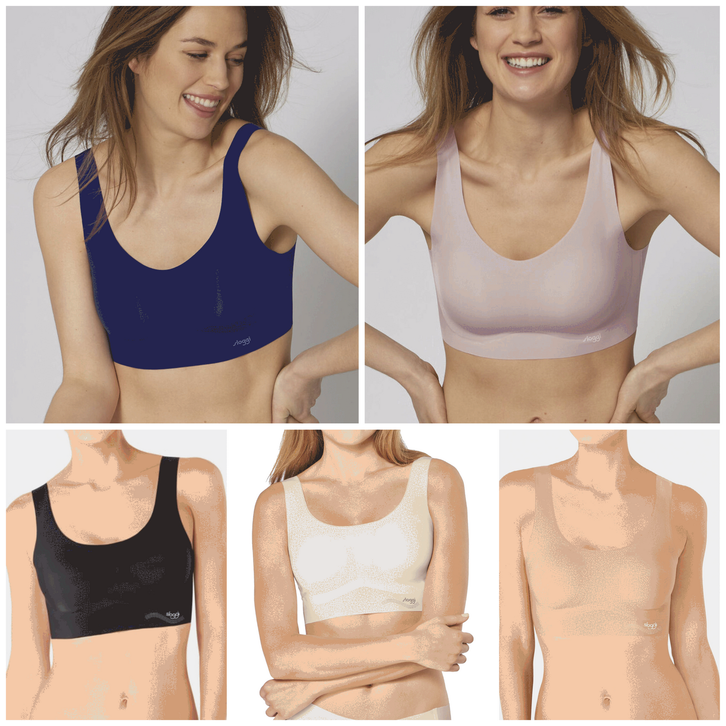 Sloggi Bra Top Zero Feel Top Non Wired  Bralette Sloggi Pull On Bra Top