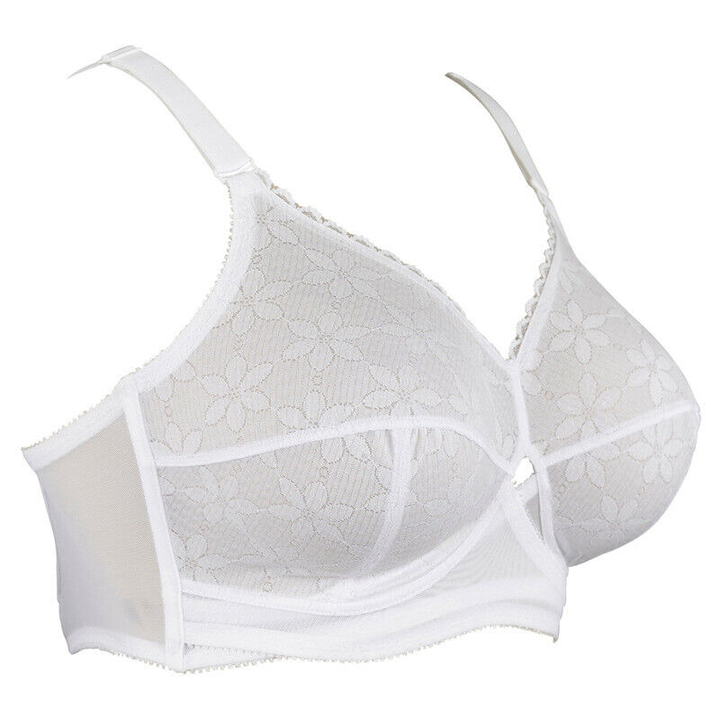 Berlei White Bra B510 Bra Classic Non-Wired Bra From Berlei Lingerie Cross Front