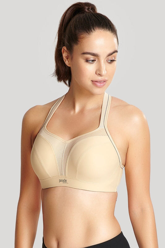 Panache Sports Bra Non Wired Padded 7341 Amazing Fitting Sports Bra Latte