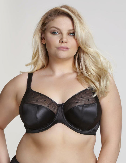 Sculptresse Candi Bra Black Full Cup Bra Fuller Figured Bra by Panache 9375