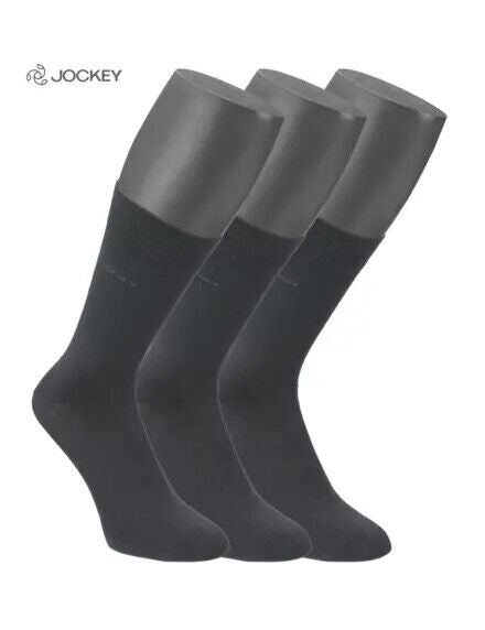 Mens Cotton Socks 3 Pair Pack Jockey Men Socks Dress Socks Cotton Rich