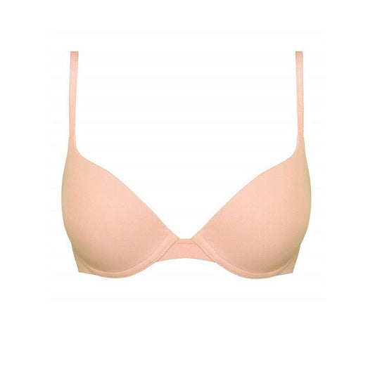 Wonderbra T-Shirt Bra Smooth Moulded Padded Cups W9443 Nude Skin