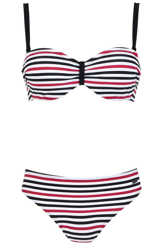 Naturana Striped Multiway Bikini Set