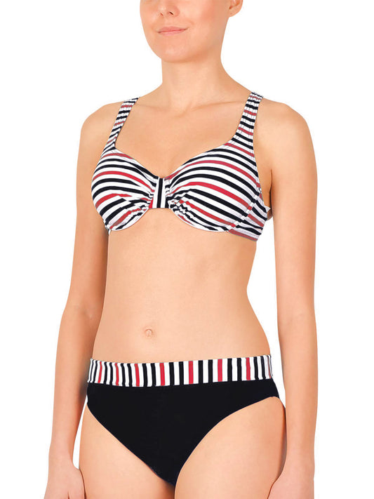 Naturana Striped Underwired Bikini Set