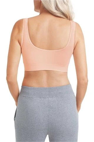 Amoena Clara Pocketed Front Closure Mastectomy Bra Top