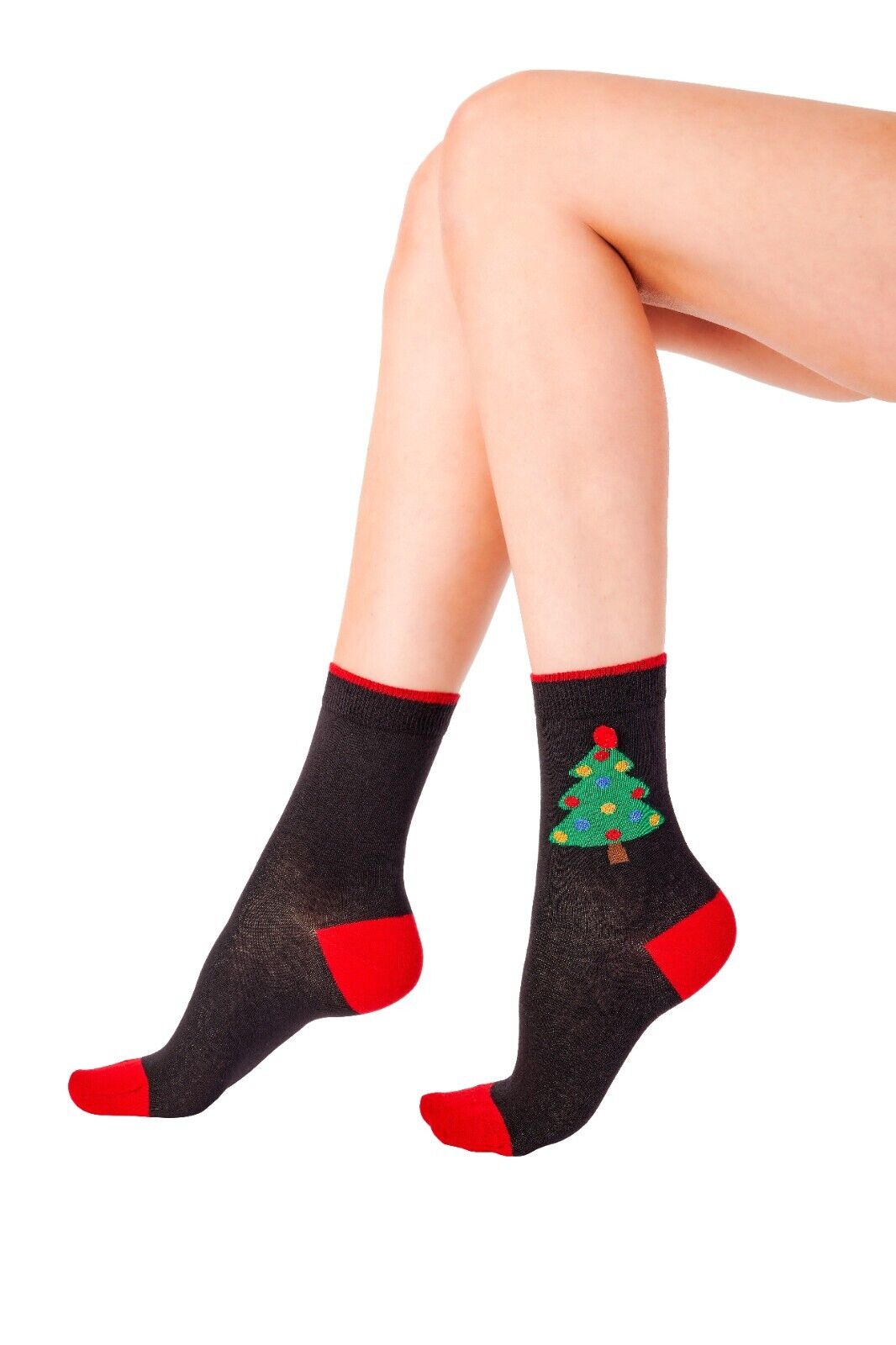 Pretty Polly Socks Sparkly Christmas Socks