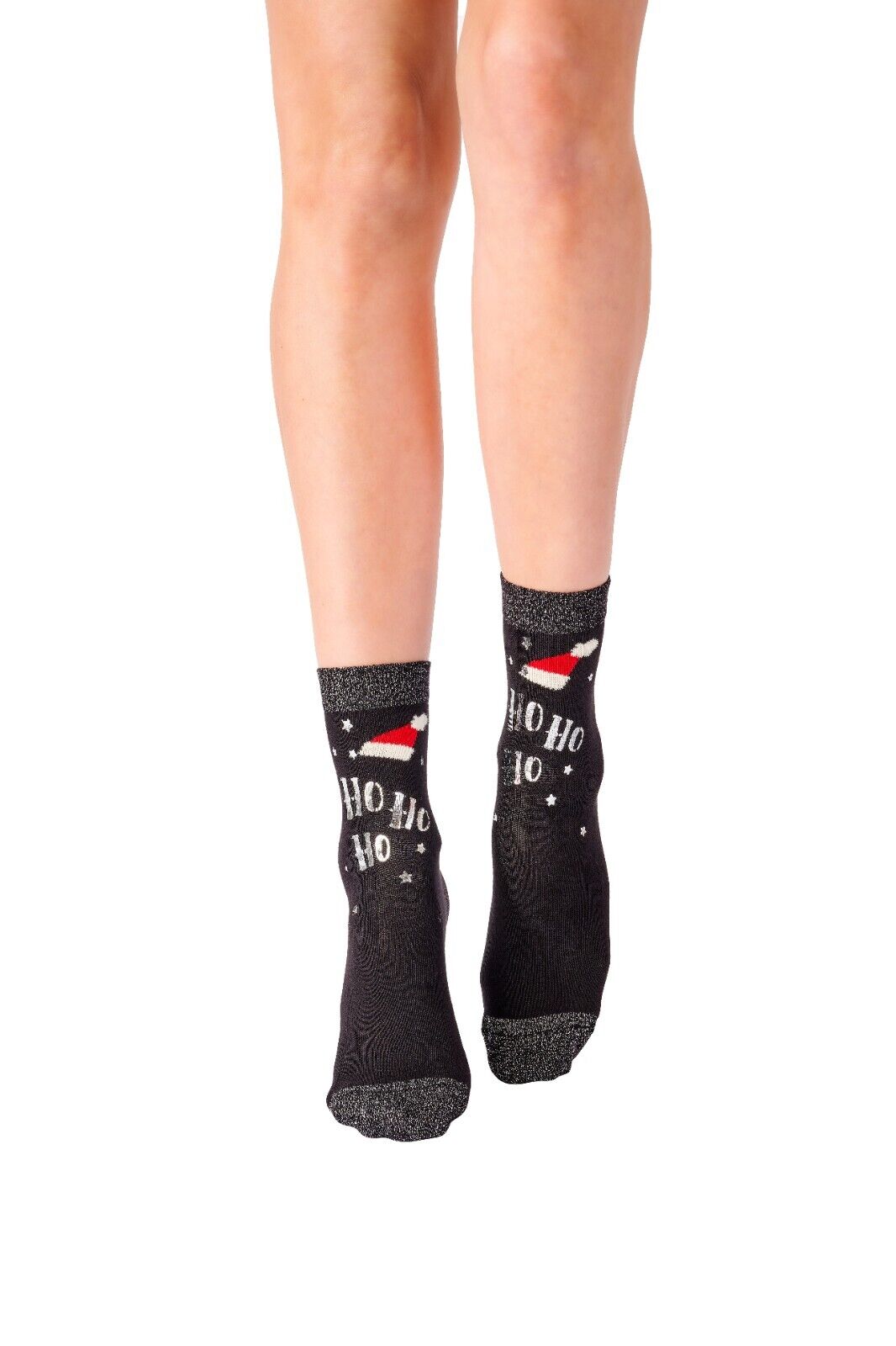 Pretty Polly Socks Sparkly Christmas Socks