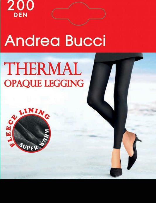 Andrea Bucci 200 Denier Thermal Footless Tights