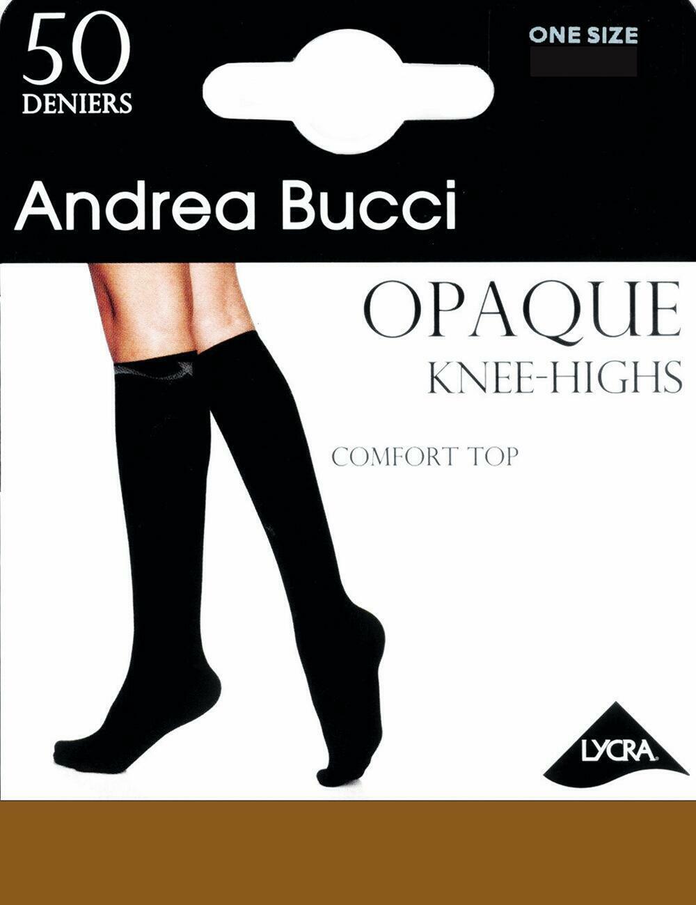 Andrea Bucci Comfort Top 50 Denier Knee Highs