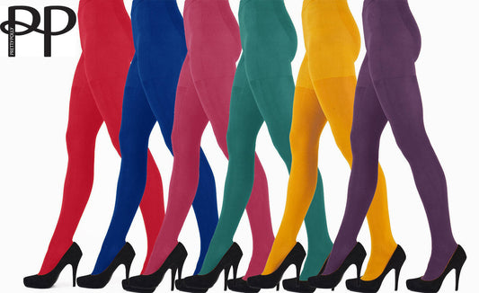 Pretty Polly 60 Denier 3D Colour Opaque Tights