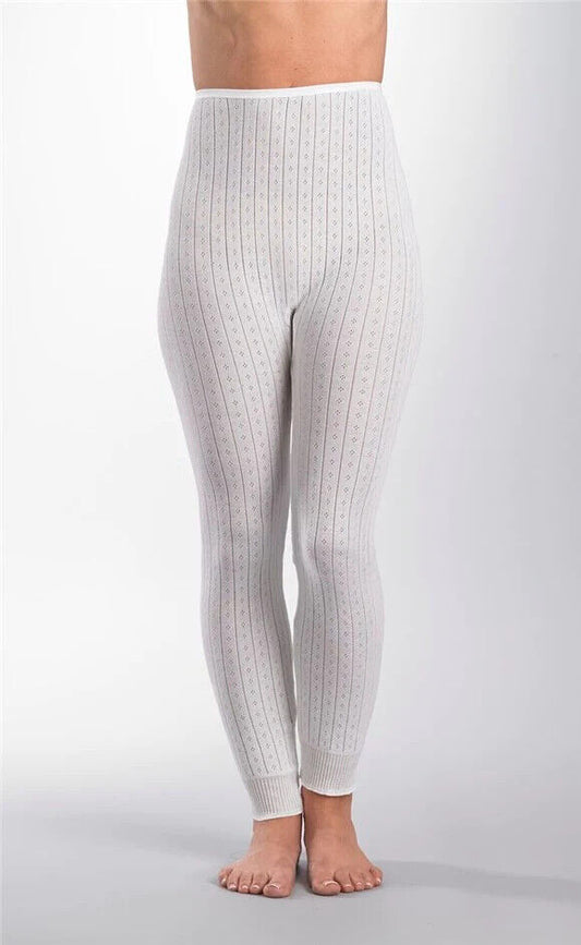 Thermal Long John Ankle Pant Verdonis Lighweight Fancy Knit Thermals