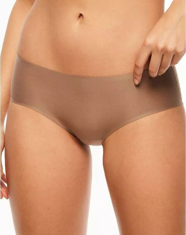 Chantelle Soft Stretch Hipster Briefs Cappuccino One Size Stretch Knickers 26440