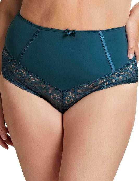 Sculptresse by Panache Estel High Waist Brief 9684 Lagoon Full Knickers