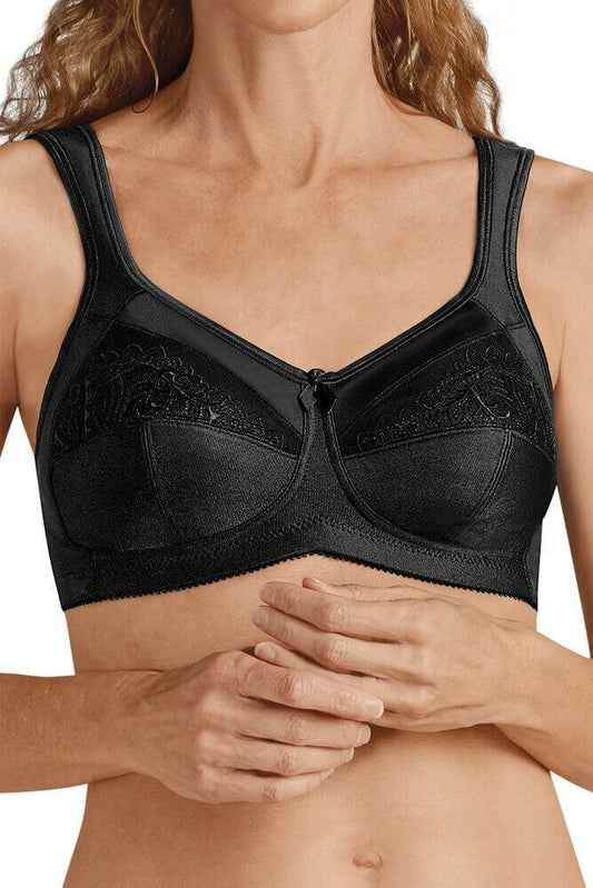 Amoena Isadora Non-wired Soft Bra - Black